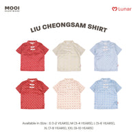 Mooi Kemeja Anak Laki-Laki Lunar Collection Liu Cheongsam Shirt