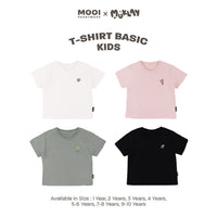 Mooi X Muklay Kaos Anak Unisex T-Shirt Basic Kids