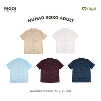 Mooi Atasan Pria Kemeja Pria Raya Collection Nuhad Koko Adult Nawasena Series