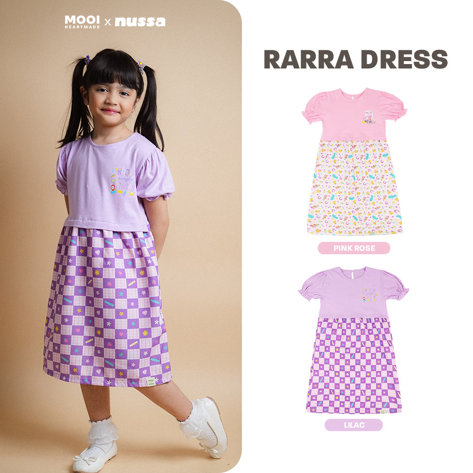 Mooi x Nussa Dress Anak Perempuan Rarra Dress