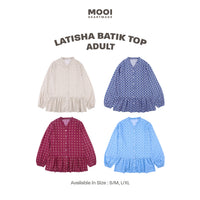 Mooi Atasan Batik Dewasa Perempuan Latisha Batik Top Adult
