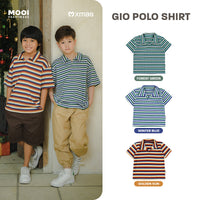 Mooi Kemeja Anak Laki - Laki Christmas Collection Gio Polo Shirt