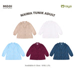Mooi Tunik Wanita Atasan Wanita Raya Collection Naima Tunik Adult Zeina Series