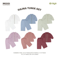 Mooi Setelan Anak Perempuan Hajna Tunik Set