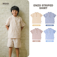 Mooi Kemeja Anak Laki-laki Enzo Striped Shirt