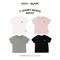 Mooi X Muklay Kaos Dewasa Unisex T-Shirt Basic Adult