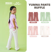 Mooi X Dinda Puspitasari Celana Panjang Anak Perempuan Yumna Pants Ruffle