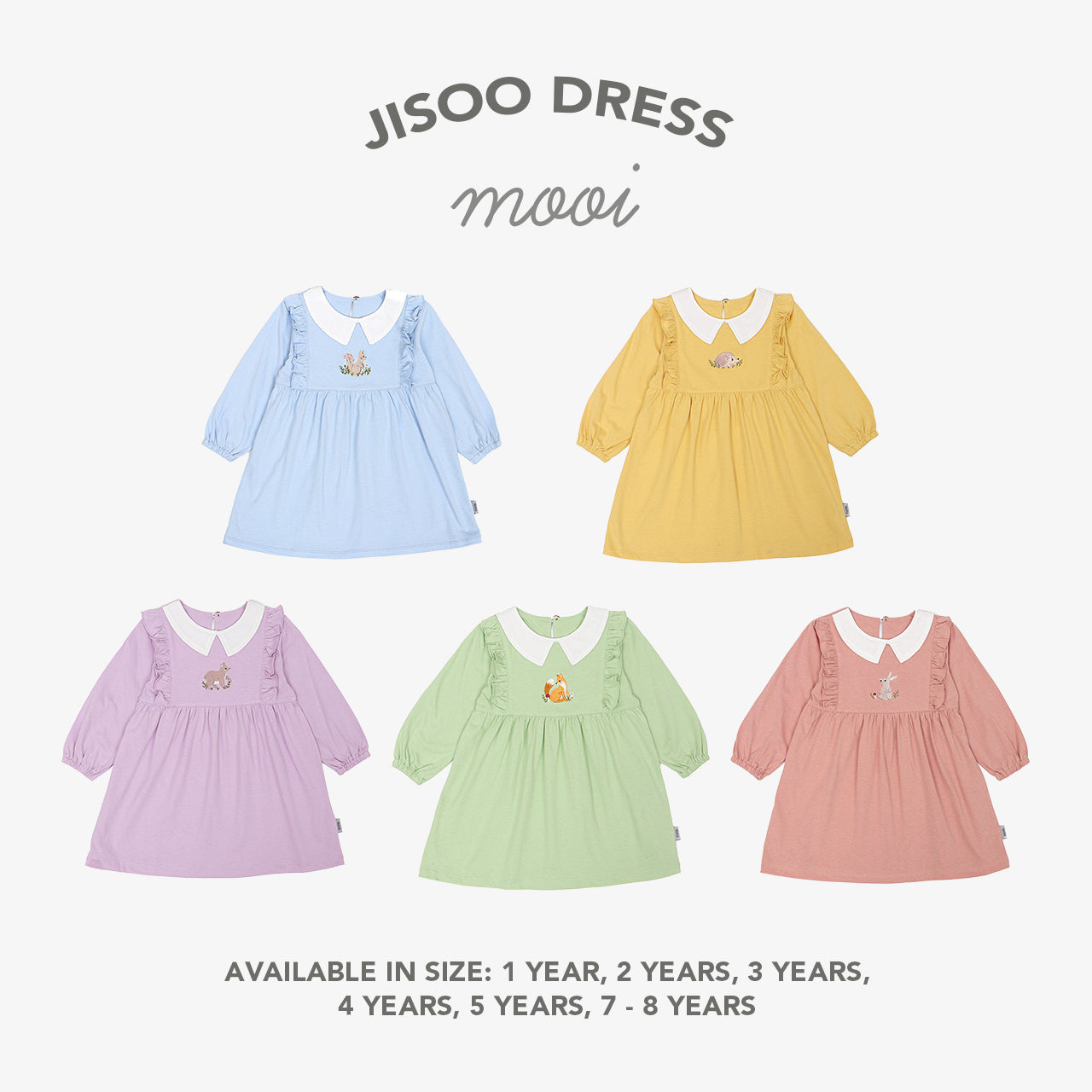 Mooi Dress Anak Perempuan Jisoo Dress