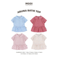 Mooi Atasan Batik Anak Perempuan Aruna Batik Top