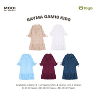 Mooi Dress Anak Gamis Anak Perempuan Raya Collection Rayma Gamis Zeina Series