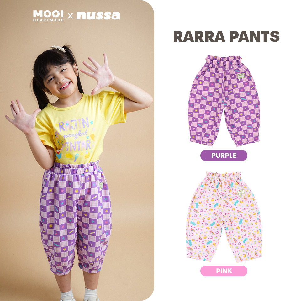 Mooi x Nussa Celana Panjang Anak Perempuan Rarra Pants