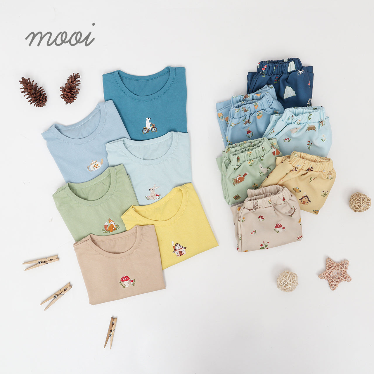 Mooi Setelan Anak Perempuan Alena Skort Set V1