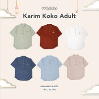 Mooi Atasan Pria Kemeja Pria Raya Collection Karim Koko V1