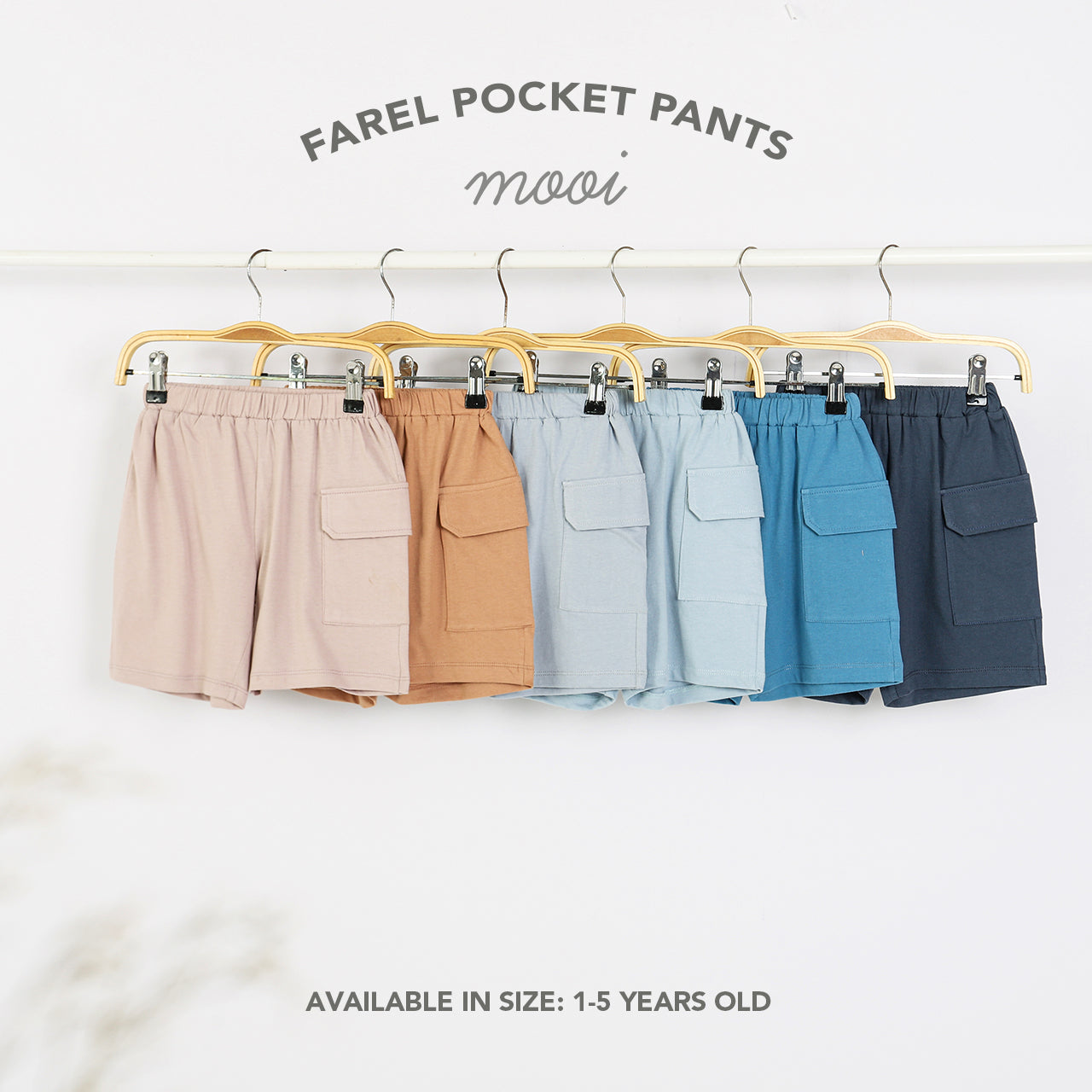 Mooi Celana Pendek Anak Farel Pocket Pants