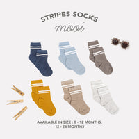Mooi Stripes Socks Kaos Kaki Anak