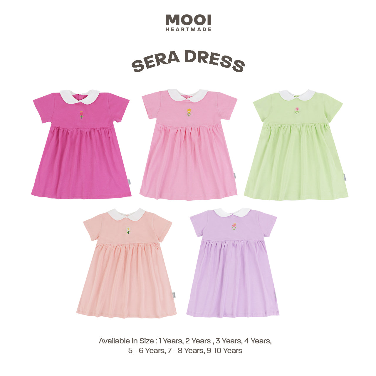 Mooi Dress Anak Perempuan Sera Dress