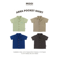 Mooi Kemeja Anak Laki-laki Arka Pocket Shirt