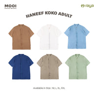 Mooi Atasan Pria Kemeja Pria Raya Collection Haneef Koko