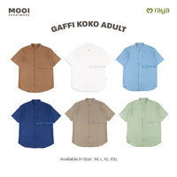 Mooi Atasan Pria Kemeja Pria Raya Collection Gaffi Koko