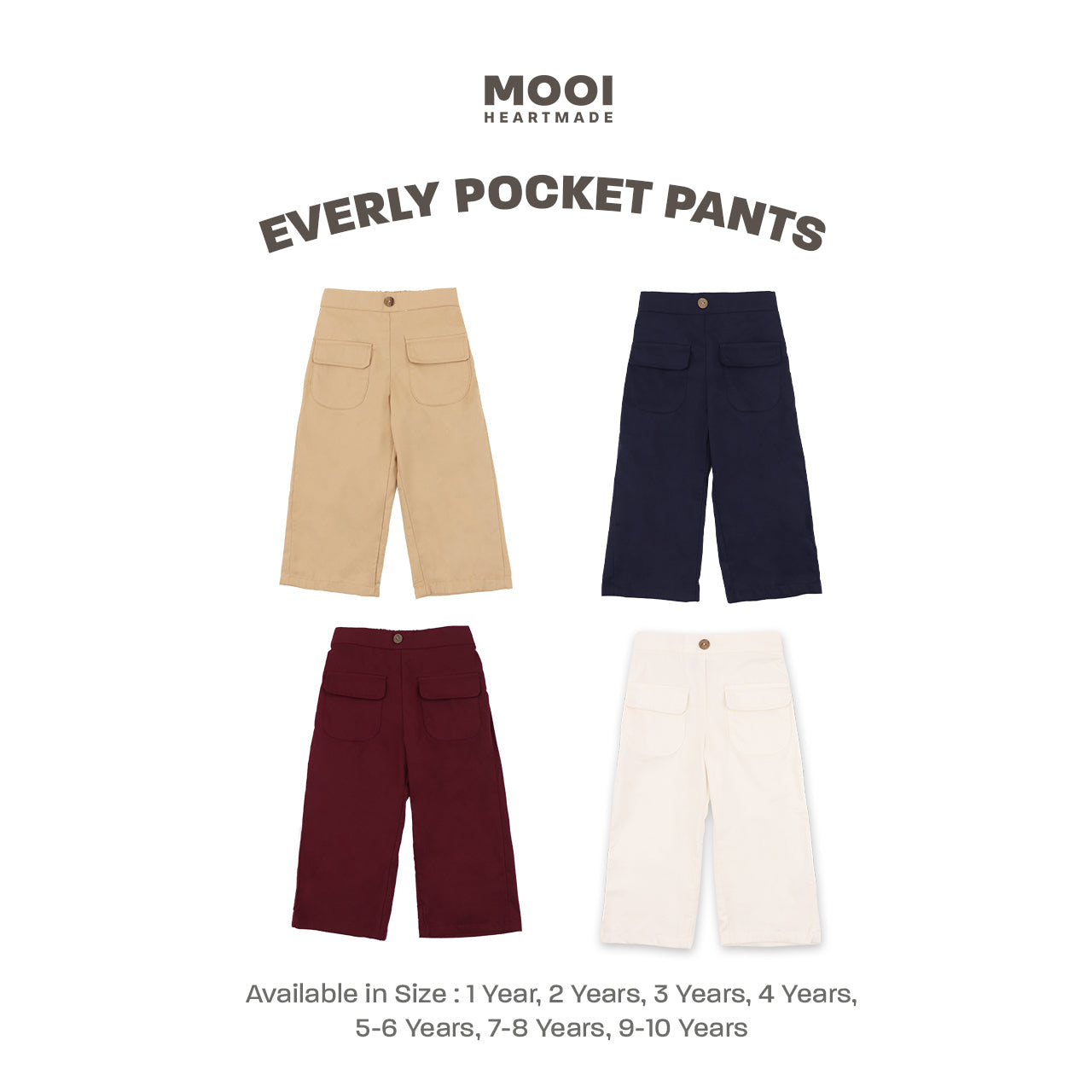 Mooi Celana Panjang Anak Perempuan Everly Pocket Pants
