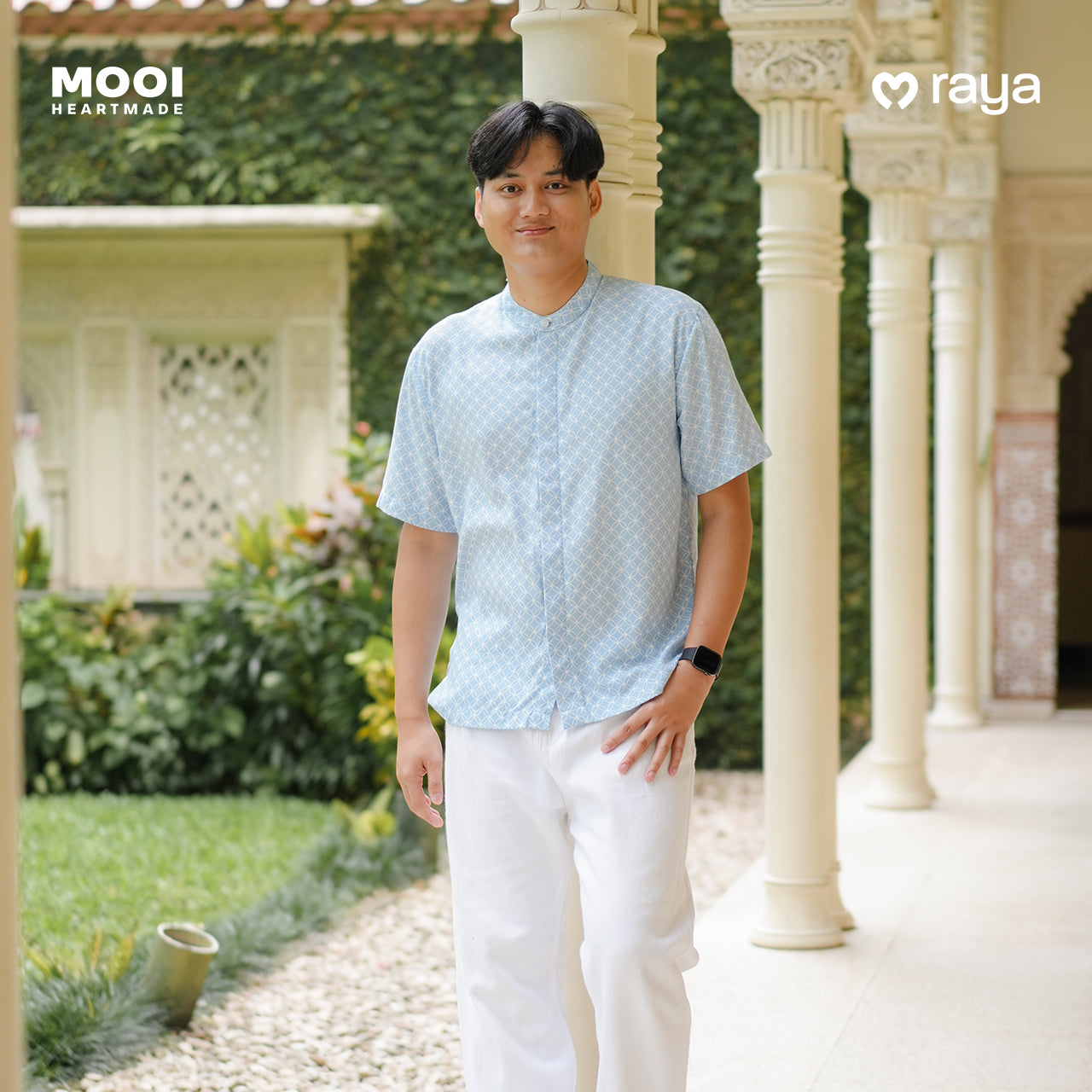 Mooi Atasan Pria Kemeja Pria Raya Collection Zaidan Koko