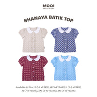 Mooi Atasan Batik Anak Perempuan Shanaya Batik Top