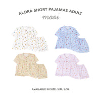 Mooi Piyama Dewasa Setelan Alora Short Pajamas Adult