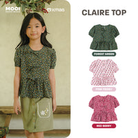 Mooi Atasan Anak Perempuan Christmas Collection Claire Top