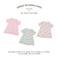 Mooi x Big Bear & Bird Piyama Anak Dress Pajamas Kids