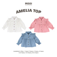 Mooi Atasan Anak Perempuan Amelia Top