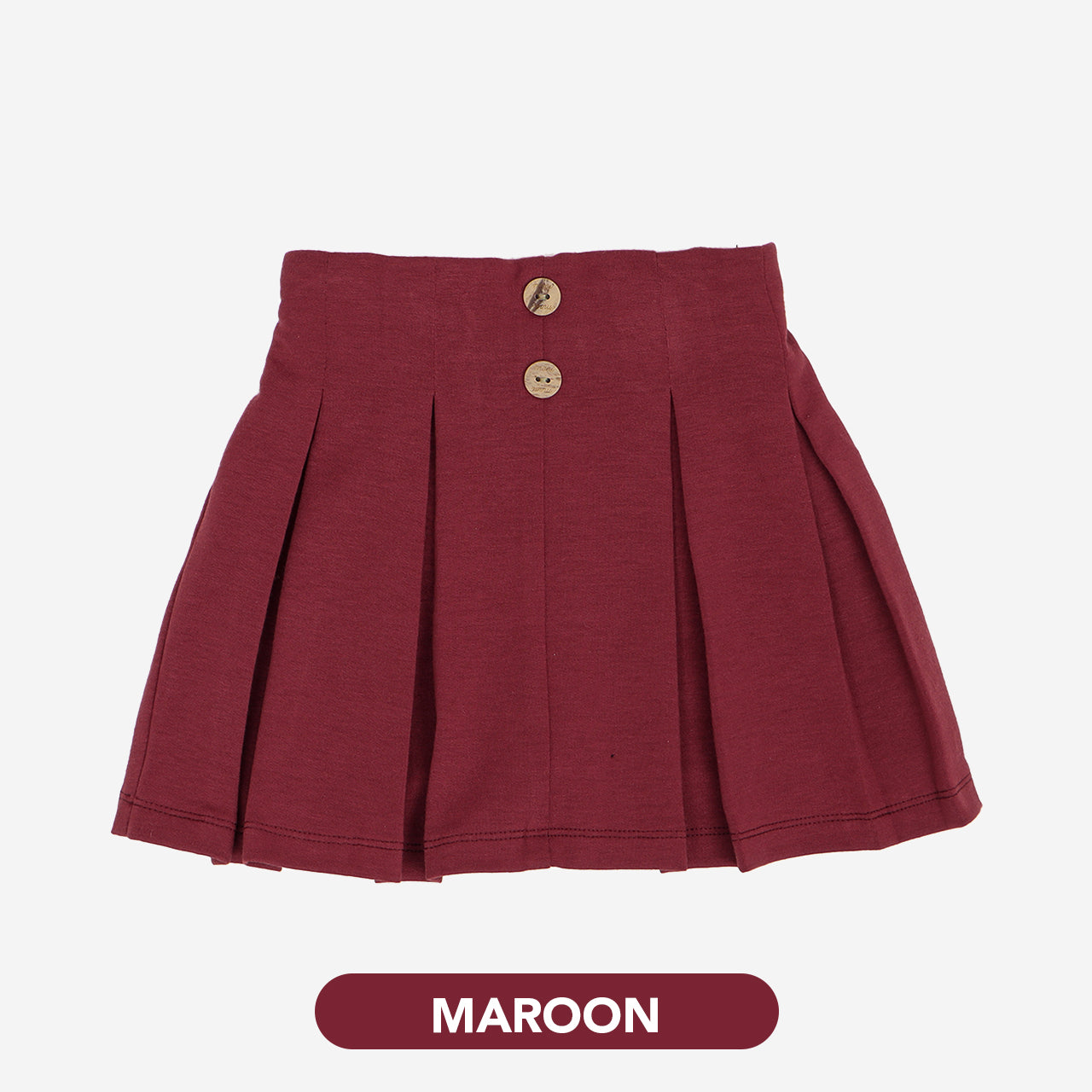 Mooi Rok Celana Anak Perempuan Ayako Skort Pleat Pants