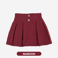 Mooi Rok Celana Anak Perempuan Ayako Skort Pleat Pants