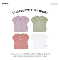 Mooi Atasan Anak Perempuan Charlotte Puff Shirt