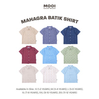 Mooi Atasan Batik Kemeja Anak Laki-Laki Mahagra Batik Shirt