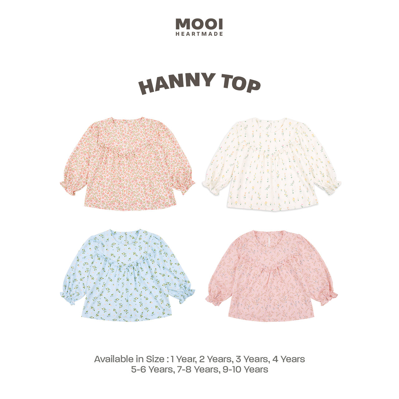 Mooi Atasan Anak Perempuan Hanny Top