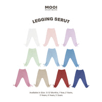 Mooi Legging Anak Serut Bawah Baby Legging (7-8 YEARS)