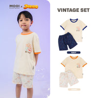 Mooi x Jumbo Setelan Anak Vintage Set