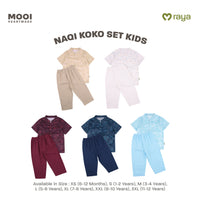 Mooi Naqi Koko Set Setelan Koko Anak Raya Collection Nawasena Series