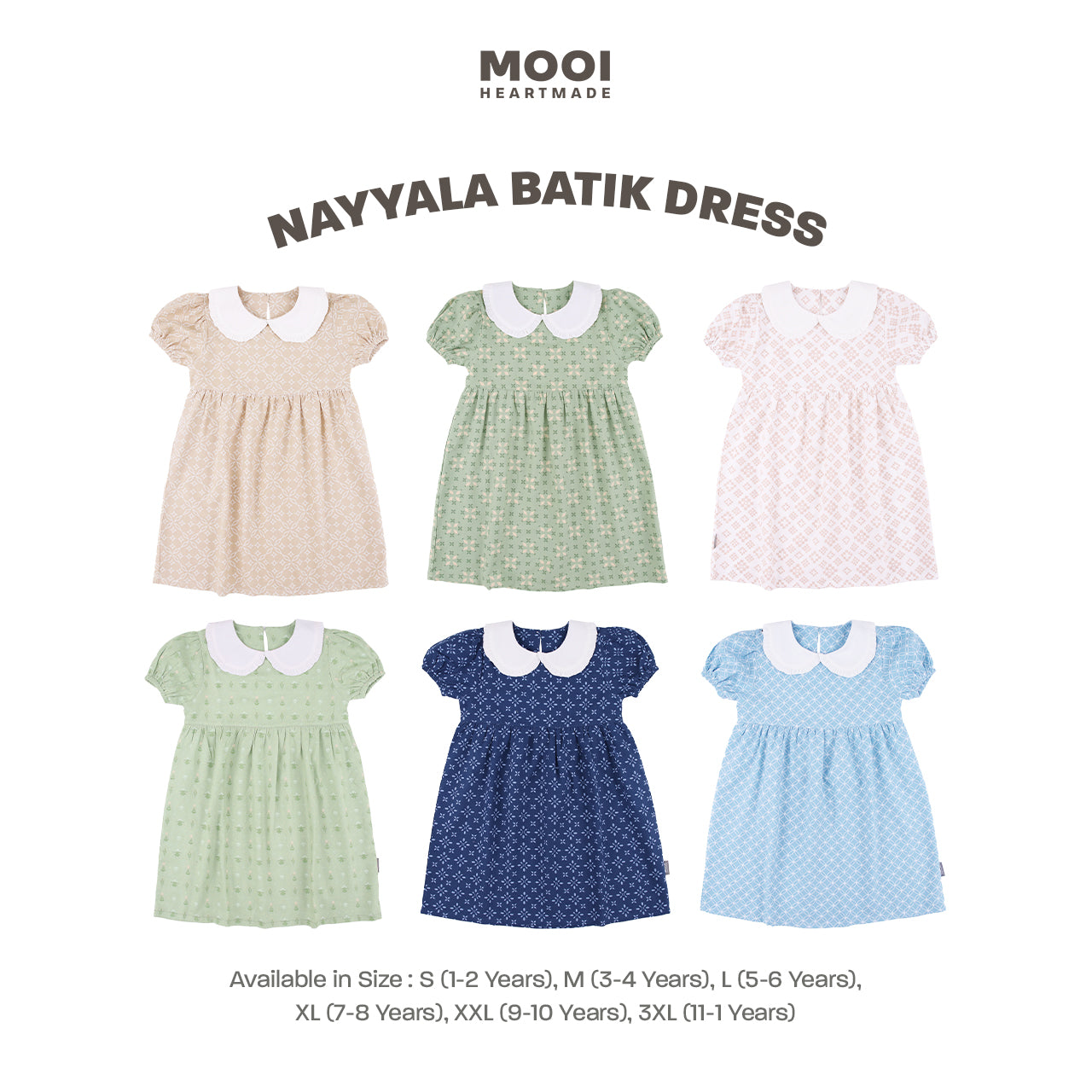 Mooi Dress Anak Perempuan Nayyala Batik Dress