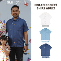 Mooi X Dinda Puspitasari Kemeja Dewasa Nolan Pocket Shirt Adult