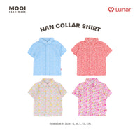 Mooi Kemeja Anak Laki-Laki Lunar Collection Han Collar Shirt