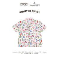 Mooi x Hari Merdeka Kaos Kemerdekaan Kemeja Anak Printed Shirt