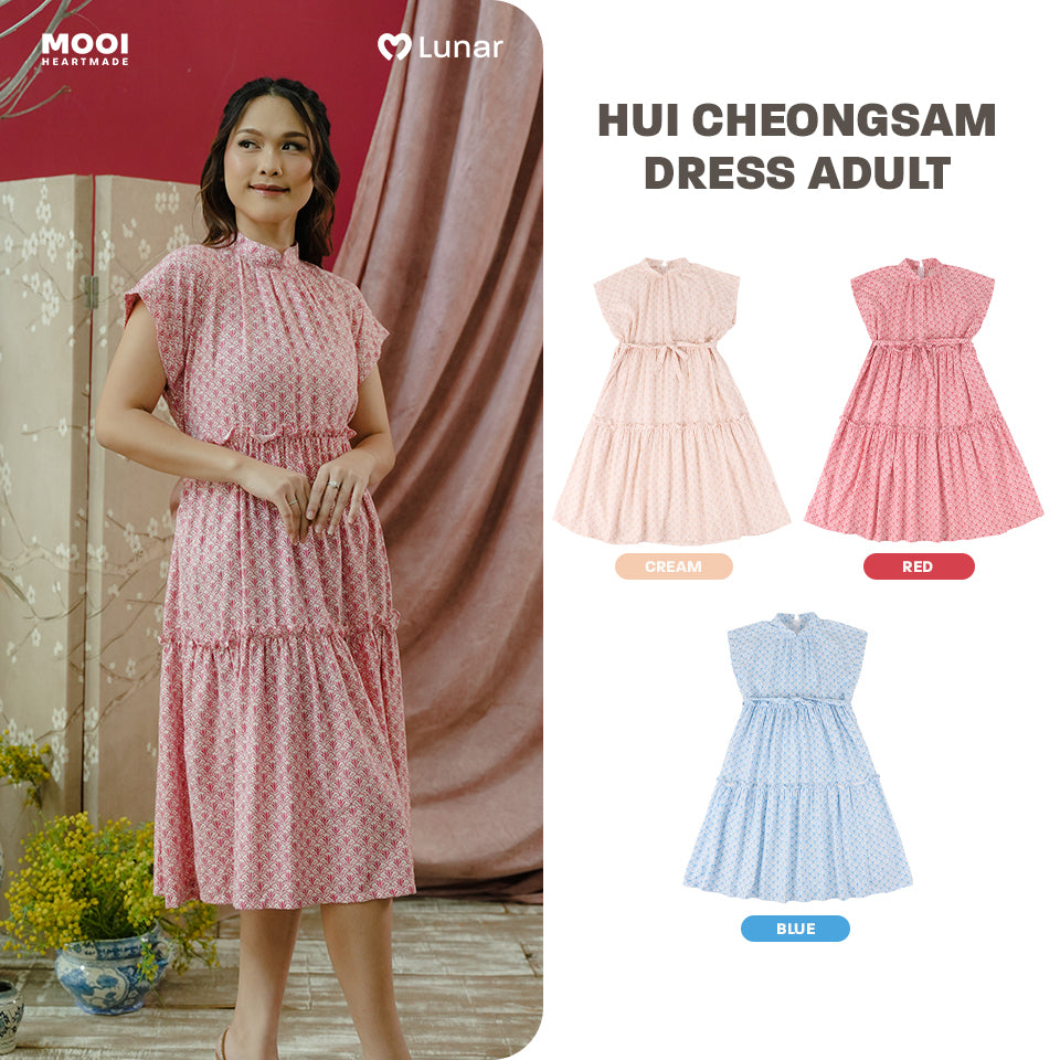 Mooi Dress Dewasa Lunar Collection Hui Cheongsam Dress Adult