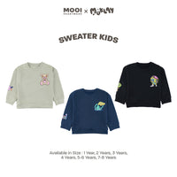 Mooi X Muklay Sweater Anak Unisex Sweater Basic Kids