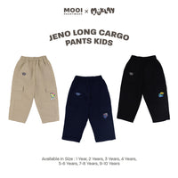 Mooi X Muklay Celana Panjang Cargo Anak Jeno Long Cargo Pants Kids
