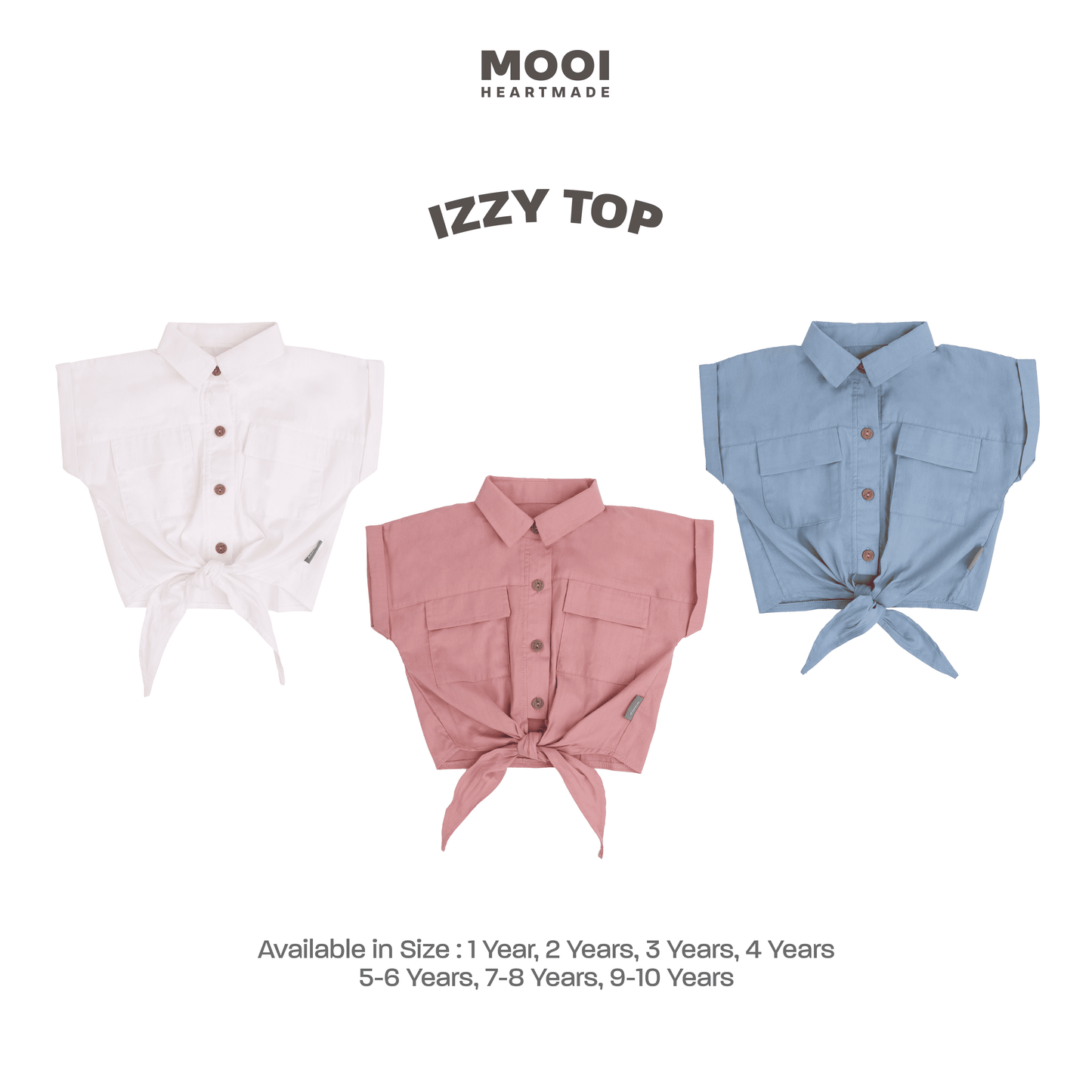 Mooi Atasan Anak Perempuan Izzy Top