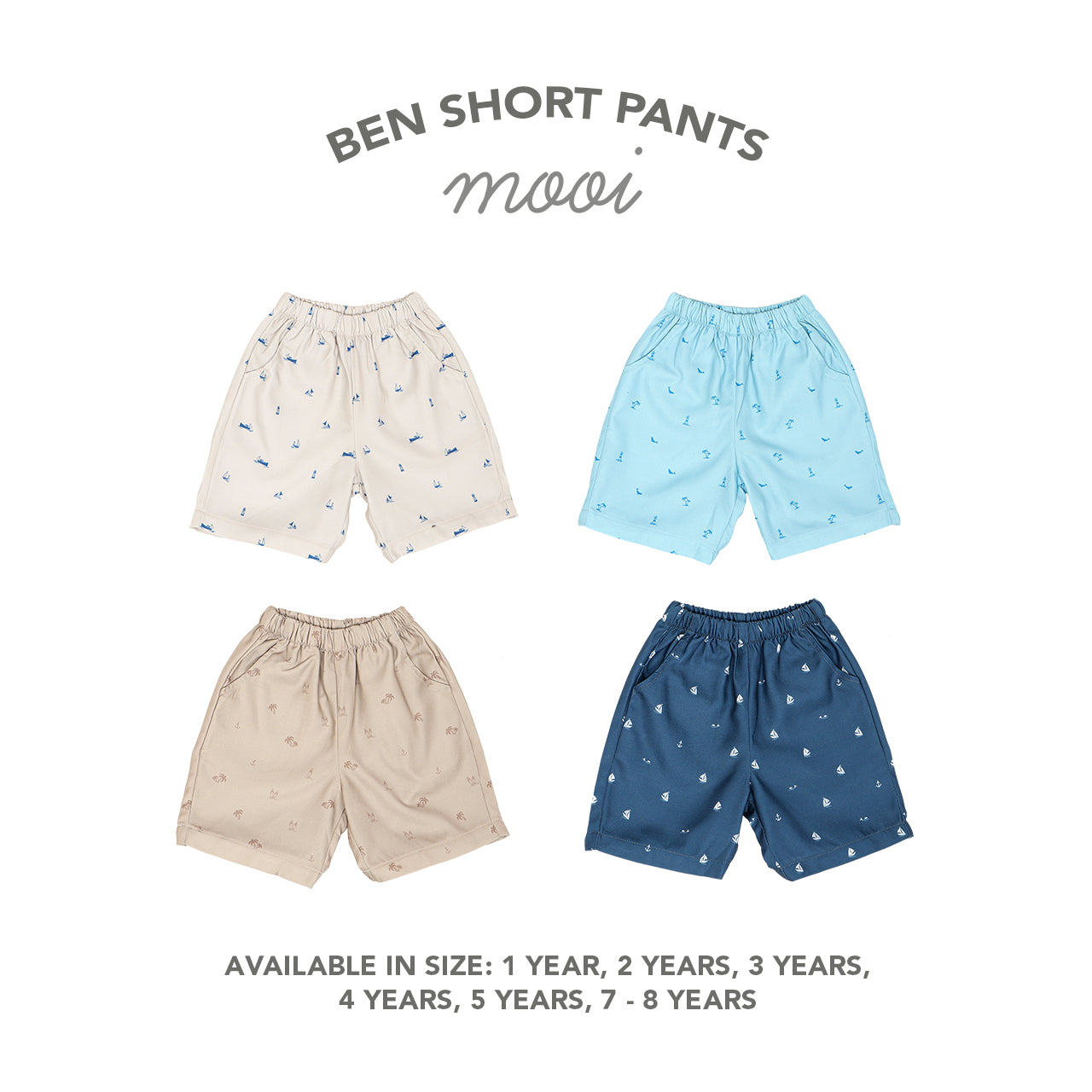 Mooi Celana Pendek Anak Ben Short Pants