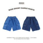 Mooi Celana Jeans Anak Kids Denim Bian Short Cargo Pants