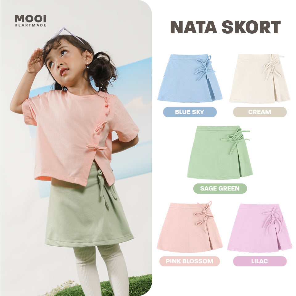Mooi Rok Celana Skort Anak Perempuan Nata Skort Pants