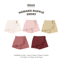 Mooi Rok Celana Anak Perempuan Hanako Ruffle Skort